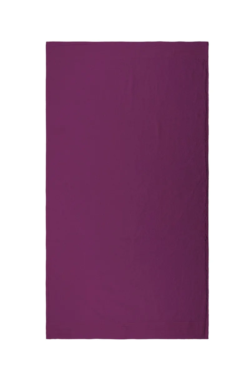 The One Badhanddoek Deluxe 70x140  550 gr Plum