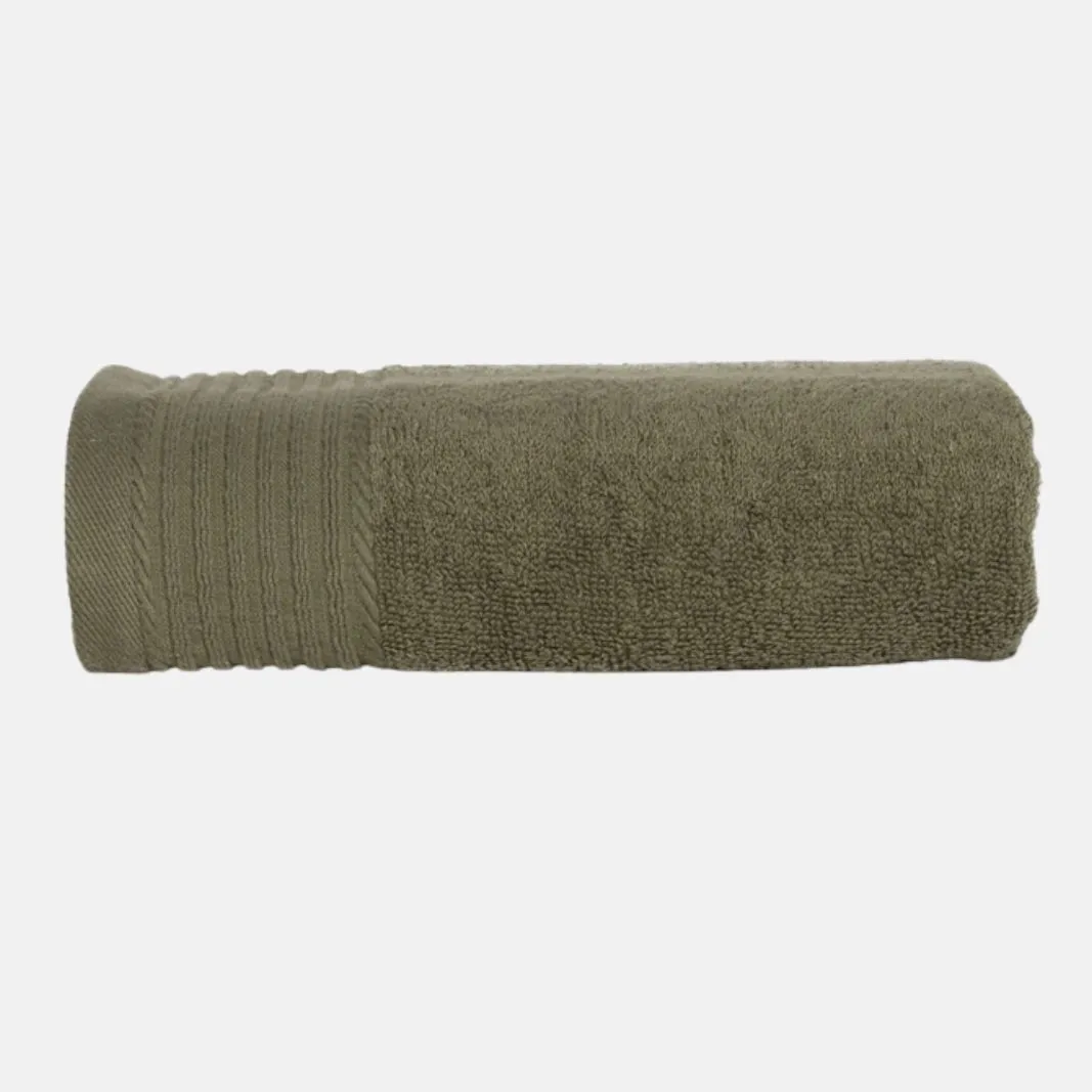 The One Handdoek 50x100 cm 450gram Olive Green