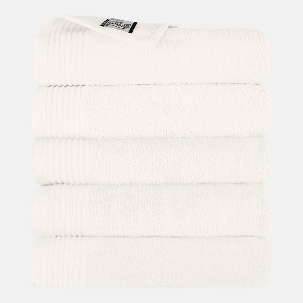 The One Handdoek 450 gram 50x100 cm Ivory (5 stuks)