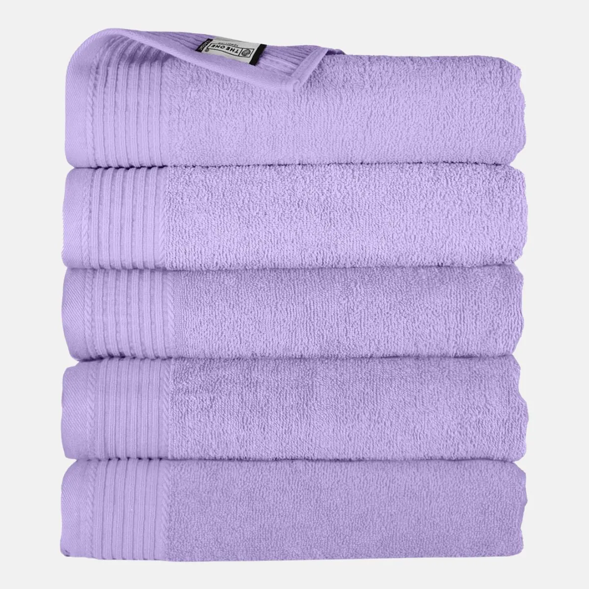 The One Handdoek 50x100 cm 450gram Lavender (5 stuks)