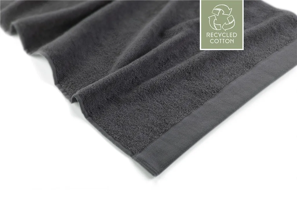Walra Remade Cotton Handdoek 70 x 140 cm 550 gram Grey - 6 stuks