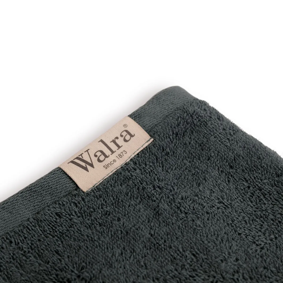 Walra Soft Cotton Handdoeken 50 x 100 cm - 550 gr/m² - Antraciet - 10 stuks