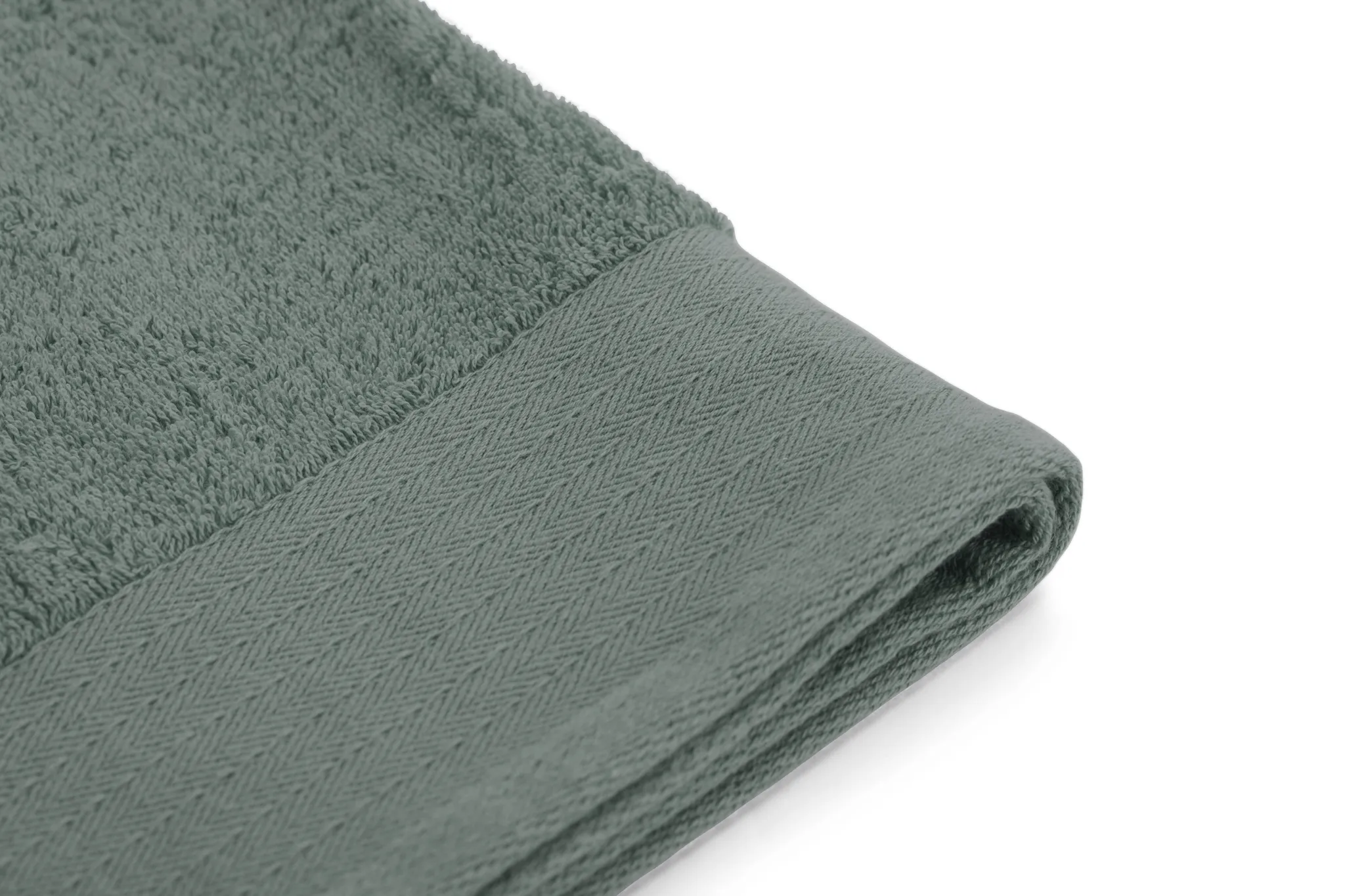 Walra Soft Cotton Handdoek 70 x 140 cm 550 gram Legergroen