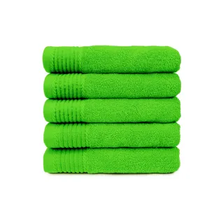 The One Badhanddoek 450 gram 70x140 Lime (5 stuks)