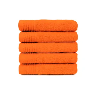 The One Badhanddoek 450 gram 70x140 Oranje (5 stuks)