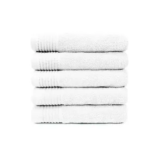 The One Badhanddoek 450 gram 70x140 cm Wit (5 stuks)