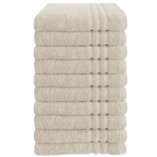 Byrklund Handdoek 50x100 cm 500gram Beige - 10 stuks