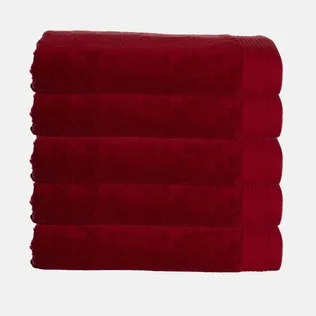 The One Handdoek Deluxe 50x100  550 gr Burgundy (5 stuks)