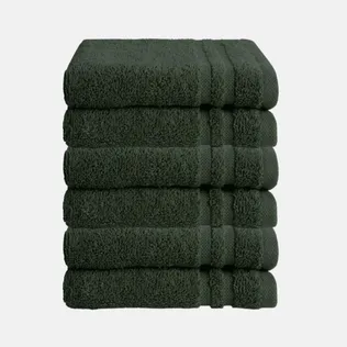Byrklund Gastendoek Donker Groen 30x50 cm - 6 stuks