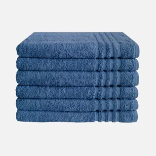 Byrklund Handdoek 70 x 140 cm 500gram Blauw - 6 stuks