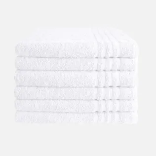 Byrklund Handdoek 70 x 140 cm 500gram Wit - 6 stuks