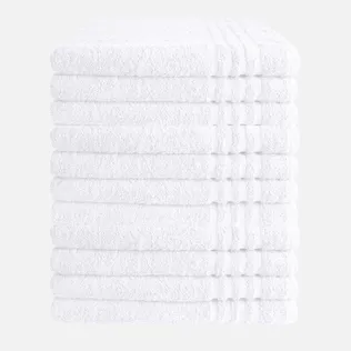 Byrklund Handdoek 70x140 500gram Wit - 10 stuks