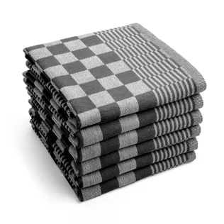 Byrklund Theedoek Clean & Tidy Zwart - 6 stuks