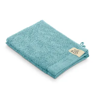Clyr Washandjes 16x21 cm 500 gram Caribbean Blue Green - 2 stuks