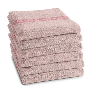 DDDDD Keukendoek Bakery Roze - 6 stuks