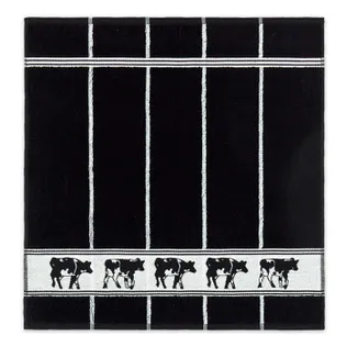 DDDDD Keukendoek Koeien Zwart