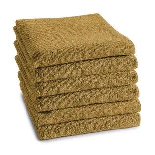 DDDDD Keukendoek Logo Oker - 6 stuks