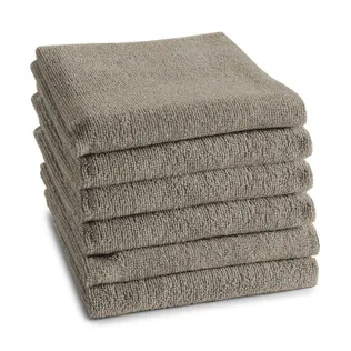 DDDDD Keukendoek Logo Taupe - 6 stuks