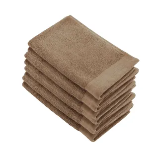 Walra Soft Cotton Gastendoekje 30 x 50 cm 550 gram Bruin - 8 stuks