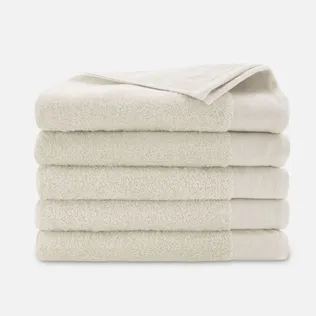 Walra Soft Cotton Handdoeken 70 x 140 cm - 550 gr/m² - Kiezel Grijs - 5 stuks