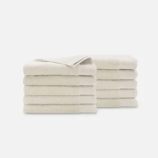 Walra Soft Cotton Handdoeken 70 x 140 cm - 550 gr/m² - Kiezel Grijs - 10 stuks