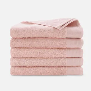 Walra Soft Cotton Handdoeken 70 x 140 cm - 550 gr/m² - Roze - 5 stuks