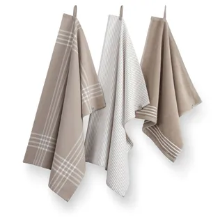Walra Keuken- en Theedoekenset Superior Taupe