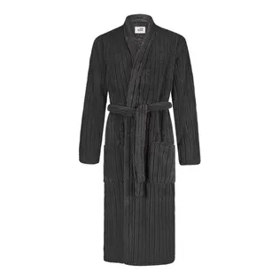 Ten Cate Badjas Heren Stripe Antraciet