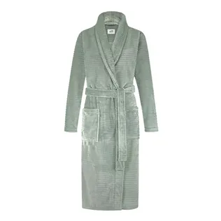 Ten Cate Badjas Dames Minty Green Stripe