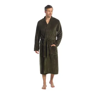 Ten Cate Badjas Heren Donker Groen