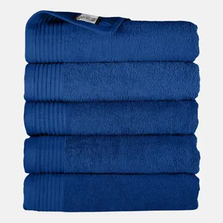 The One Handdoek 450 gram 50x100 cm Royal Blue (5 stuks)