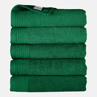 The One Handdoek 450 gram 50x100 cm Groen (5 stuks)