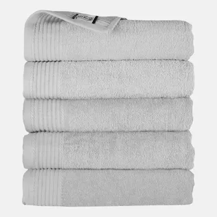 The One Badhanddoek 450 gram 70x140 Licht grijs (5 stuks)