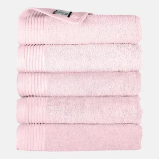 The One Badhanddoek 450 gram 70x140 cm Licht Roze (5 stuks)