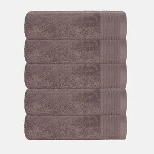 The One Badhanddoek Deluxe 70x140  550 gram Taupe (5 stuks)