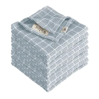 Walra Vaatdoek Dry with Cubes Jeans Blauw - 9 stuks