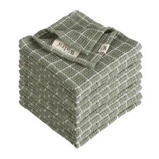 Walra Vaatdoek Dry with Cubes Legergroen - 9 stuks