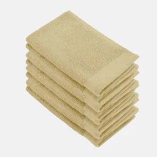 Walra Soft Cotton Gastendoekje 30 x 50 cm 550 gram Maisgeel - 8 stuks