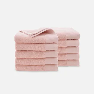 Walra Soft Cotton Handdoeken 50 x 100 cm - 550 gr/m² - Roze - 10 stuks
