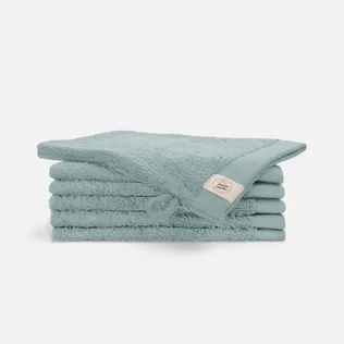 Walra Remade Cotton Washandje 16 x 21 cm 550 gram Jade - 6 stuks