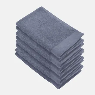 Walra Soft Cotton Gastendoekje 30 x 50 cm 550 gram Indigo - 8 stuks