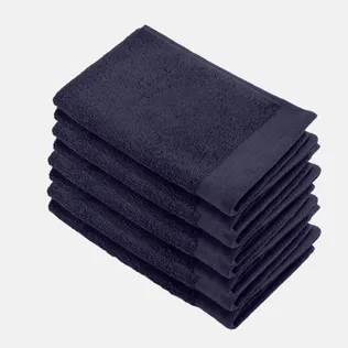 Walra Soft Cotton Gastendoekje 30 x 50 cm 550 gram Navy - 8 stuks