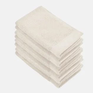 Walra Soft Cotton Gastendoekjes 30x50 cm 550gram Kiezel Grijs - 8 stuks