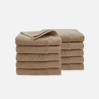 Walra Soft Cotton Handdoek 50 x 100 cm 550 gram Bruin - 10 stuks