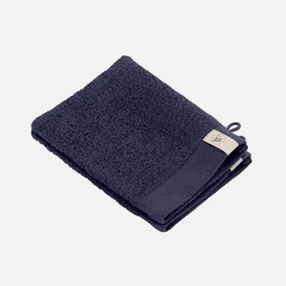 Walra Soft Cotton Washandje 16x21 cm 550 gram Navy - 2 stuks