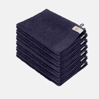 Walra Soft Cotton Washandjes 16 x 21 550gram Navy - 12 stuks