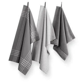 Walra Keuken- en Theedoekenset Superior Antraciet