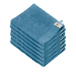 Walra Soft Cotton Washandjes 16 x 21 550gram Petrol - 12 stuks