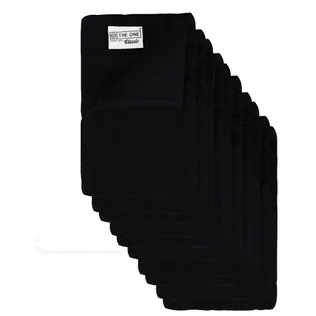 The One Gastendoek Black 10 stuks 30x50