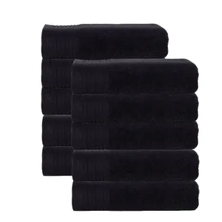The One handdoek 50x100 Black 10 stuks 